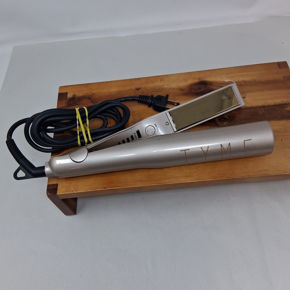 TYME Metallic Champagne Hair Straightener and Styler